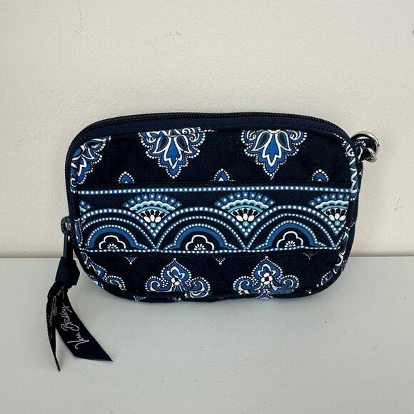 Vera Bradley Calypso Wristlet Compact Wallet Carryall Mini Cotton Organizer - Picture 2 of 8